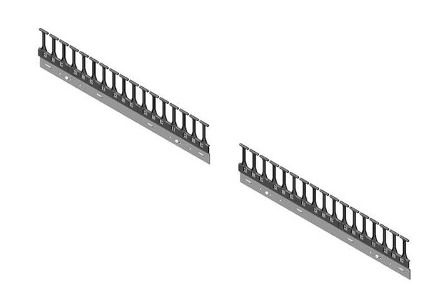 RMR Modular Enclosure Short Finger Cable Manager for Horizontal Support Slides; 37865-C03