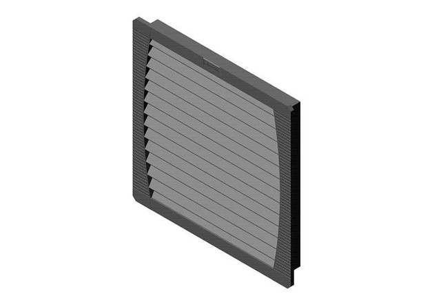 RMR Modular Enclosure Exhaust Filter Kit, 177 mm Cut-out, 7.95" (202mm) H x 7.95" (202mm) W x 1.57 (40mm) D 37898-001