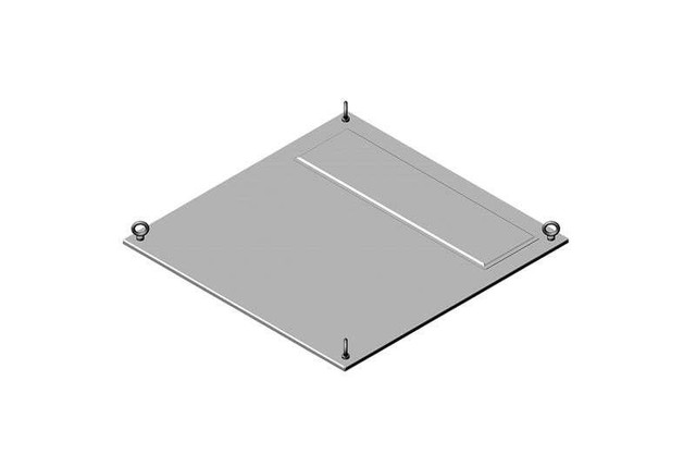 Gland Top Panel Assembly for RMR Modular Enclosure, 31.5" (800 mm) W x 23.6" (600 mm) D 37929-C12