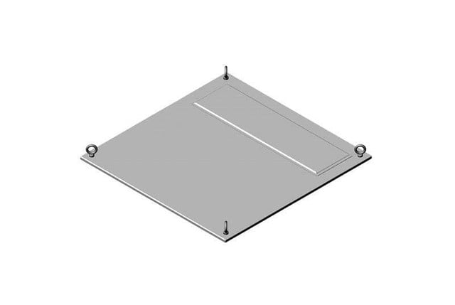 Gland Top Panel Assembly for RMR Modular Enclosure, 31.5" (800 mm) W x 15.8" (400 mm) D 37929-G10