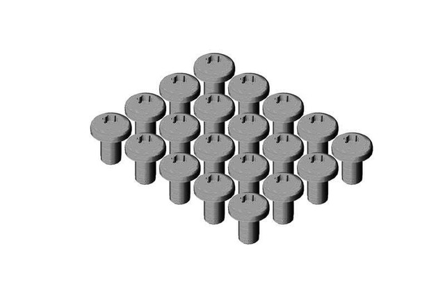 RMR Modular Enclosure Hardware Kit, M6 x 1 x 12 Cross Point Pan Head Screws With Drop In Nuts, 20 Pack 37942-001