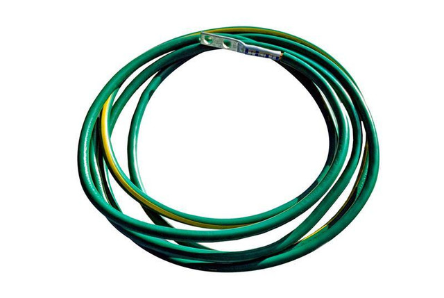 6MTW Green Ground Wire with yellow spiral tracer 40159-001