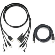 Iogear G2L7H02UTAA3 6SINGLE VIEW DUAL-LINK HDMI to DVI KVM USB Cable KIT
