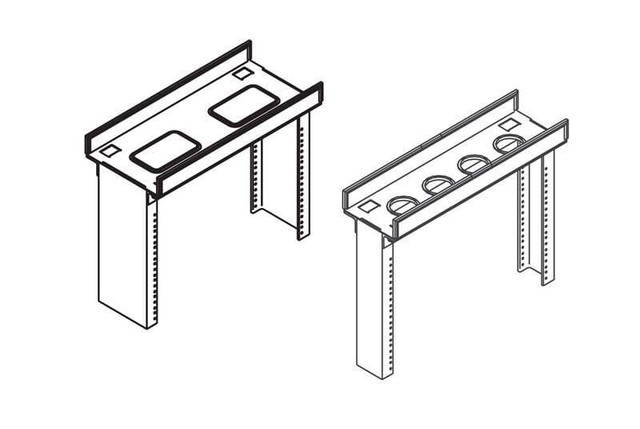 Rack Top-Mount Cable Trough 12382-523