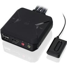 Iogear GCS92HU 2PORT 4K KVM Switch WITH HDMI USB & Audio Connections