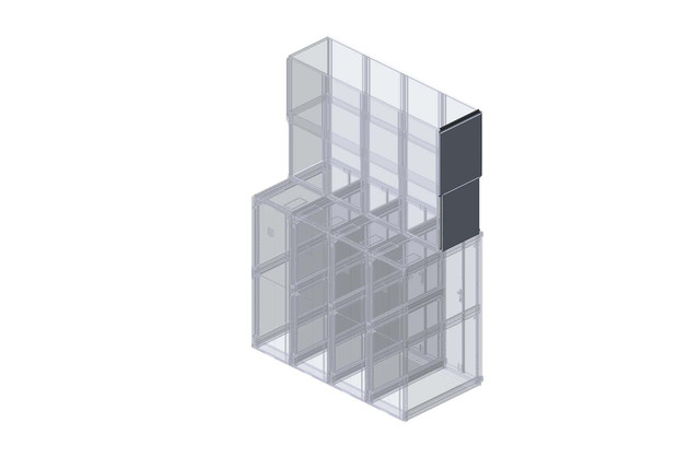 Elevate™ Adjustable Containment Solution End Of Row Exhaust Duct Panel 14520-701