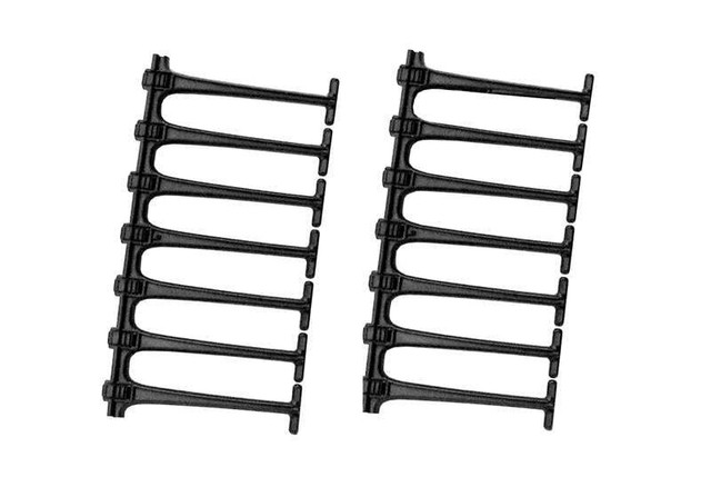 Adjustable RAIL Quadrarack/Serverrack Cable Guide KIT; 51 RMU; Black 15286-015