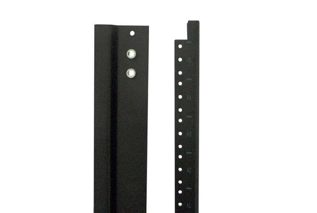 Adjustable Quadrarack Center RAIL, 12-24 Mounting Holes, 8 FT. (2.439M) HIGH, GL 15335-E15