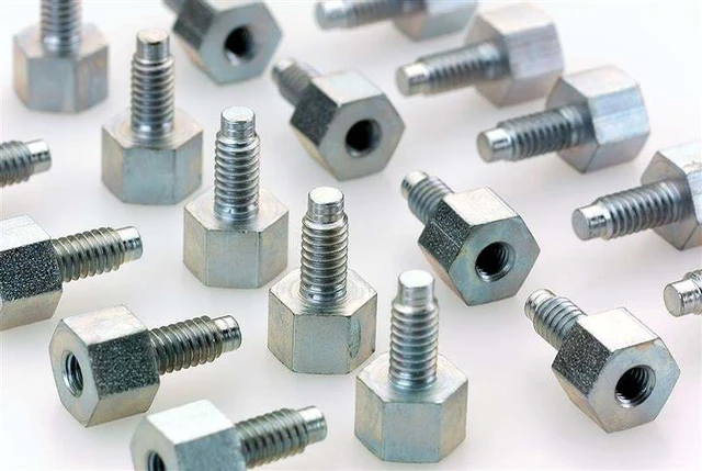 12-24 to 10-32 Threaded Adapter; ZINC; Quantity per Package: 2 16344-001