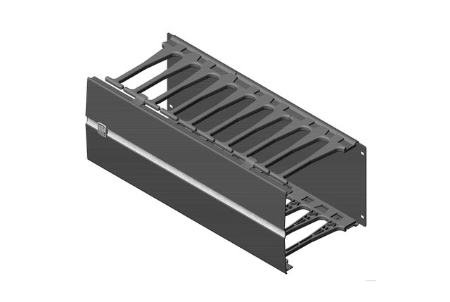 Evolution Horizontal Cable Manager Without Cable PASS-Through Ports; 3U X 19IN E 35442-E03