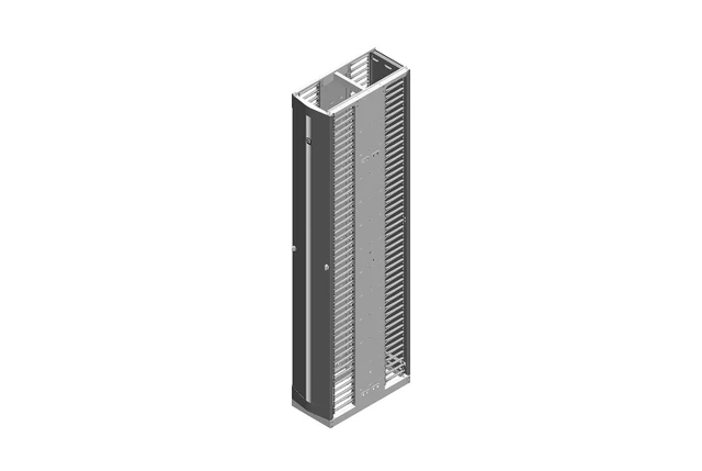Evolution Double-Sided Vertical Cable Manager; 8FTH X 10\\\\W X 24.3\\\\D (2438 35523-E15