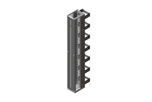 Evolution G3 Vertical Cable Manager, Combination Cable Manager, 6IN WIDE X 7IN H 35571-703