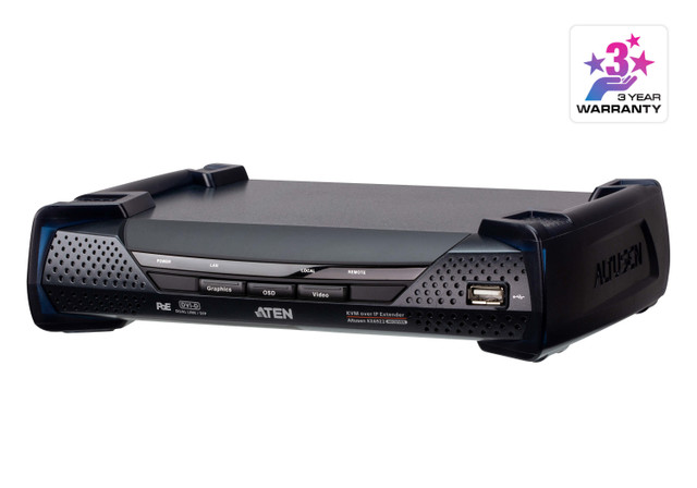 ATEN KE6922R DVI Dual Link KVM Over IP Receiver - KE6922R