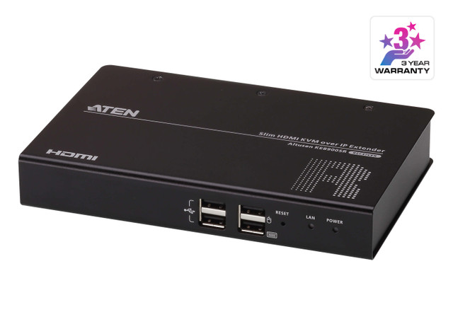 SLIM HDMI Single Display KVM OVER IP Receiver KE8900SR