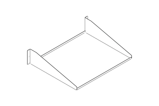 Standard Single-Sided Steel Shelf 40750-719