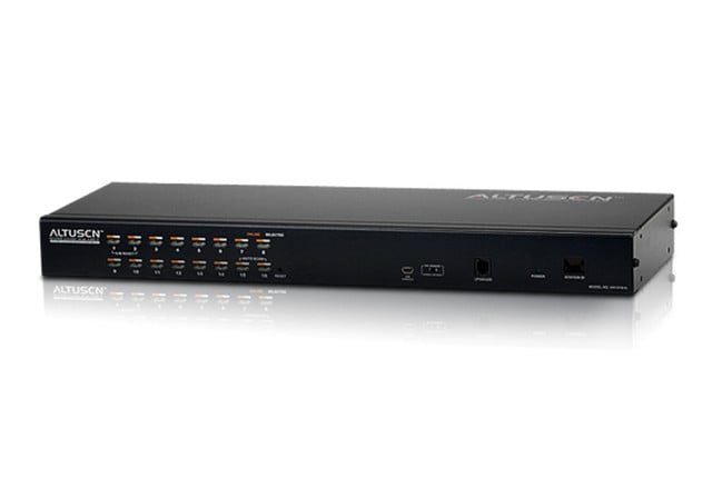 1-Local/Remote Share Access 16-PORT Multi-Interface CAT 5 KVM OVER IP Switch KH1516AI