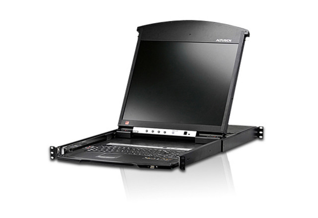 16-PORT 19 DUAL RAIL LCD IP CAT5 KVM KL1516AIN
