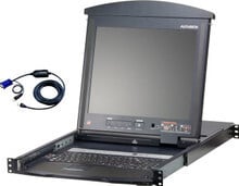 ATEN KL1516ANUKIT 19" 16-port Dual Rail LCD KVM Switch