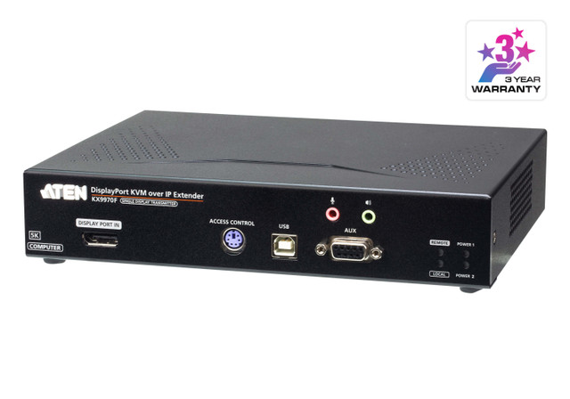 5K Displayport KVM OVER IP Transmitter WITH 10GB Network (Fiber) KX9970FT