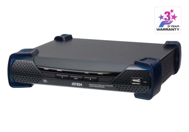 5K Displayport KVM OVER IP Receiver WITH 10GB Network (Fiber & Copper) KX9970R