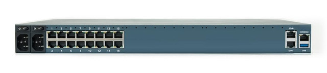 ZPE Nodegrid Serial Console - T Series 16-port unit, Dual DC, Legacy Pinouts, 2-Cores, 4GB RAM, 32GB SSD