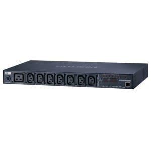 1U, 20A 200-240V 16A MAX, 7X C13, 1X C19, PDU Metering & Switching PE6208G