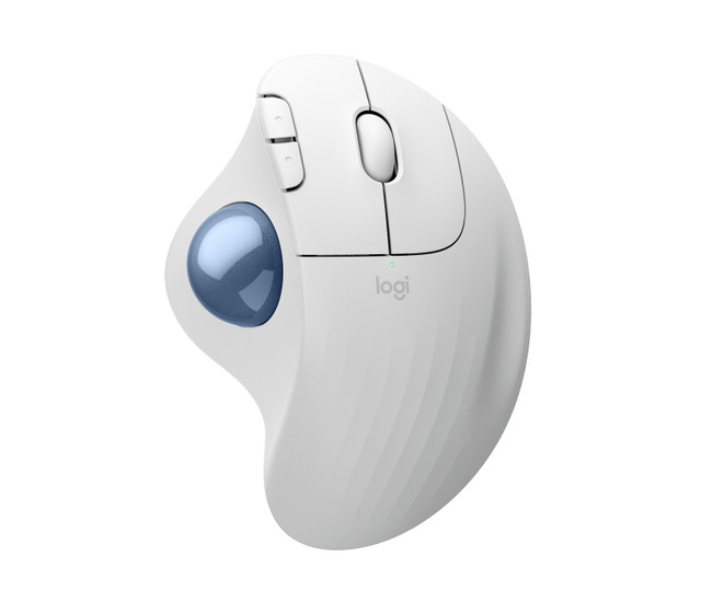 ERGO M575S Wireless Trackball - Offwhite+BLUE BALL 910-007028