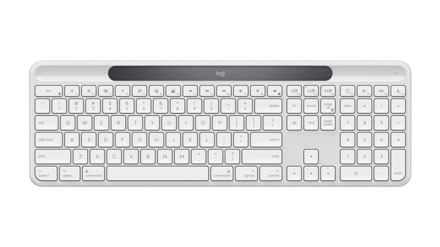 Logitech 920-013787 keyboard RF Wireless + Bluetooth English White - LOG-920-013787