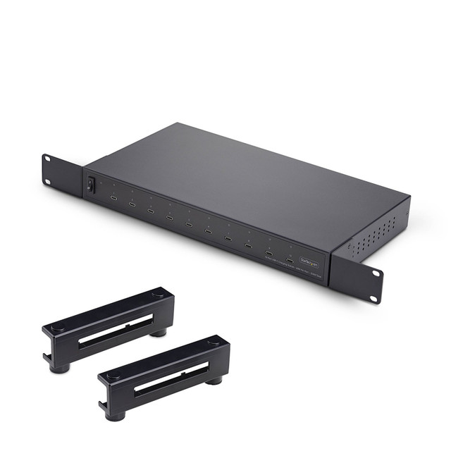 10-PORT USB-C Charging HUB, up to 60W per PORT, 350W Total Power, Multiport CHAR 10N-Charging-Station