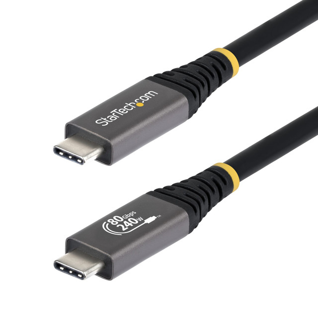 1.5FT/45CM USB-IF Certified USB4 Cable Supports 80GBPS; Displayport 2.1 Video W/ CC18IN80GUSB4CABLE