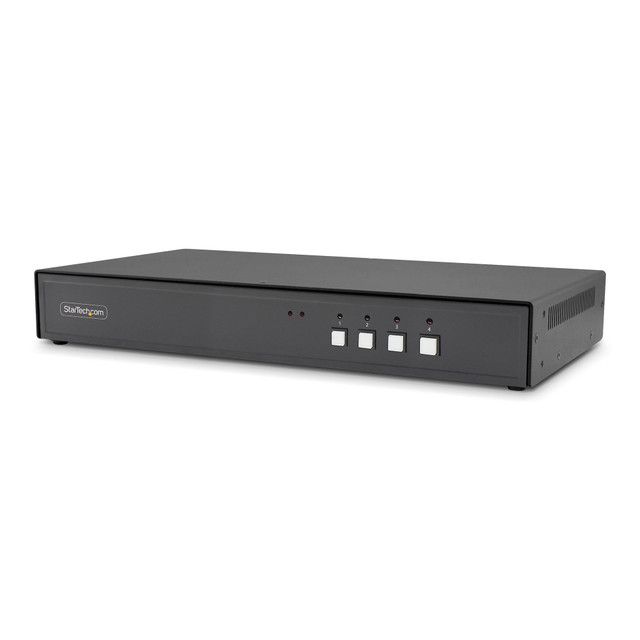 Secure 4-PORT KVM Switch, Displayport, 4K 30HZ, NIAP 4.0 Desktop KVM, Metal HOUS CK4-P104C