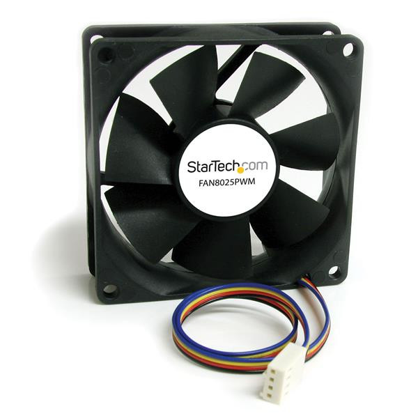 FAN - Plastic - Black - 4-PIN Pulse Width Modulation (PWM) Motherboard Connector FAN8025PWM