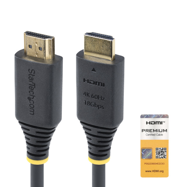 2M (6.6FT) Premium Certified HIGH Speed HDMI Cable, 4K 60HZ/1440P 144HZ, HDR10/H HDMI2-Cable-4K60-2M