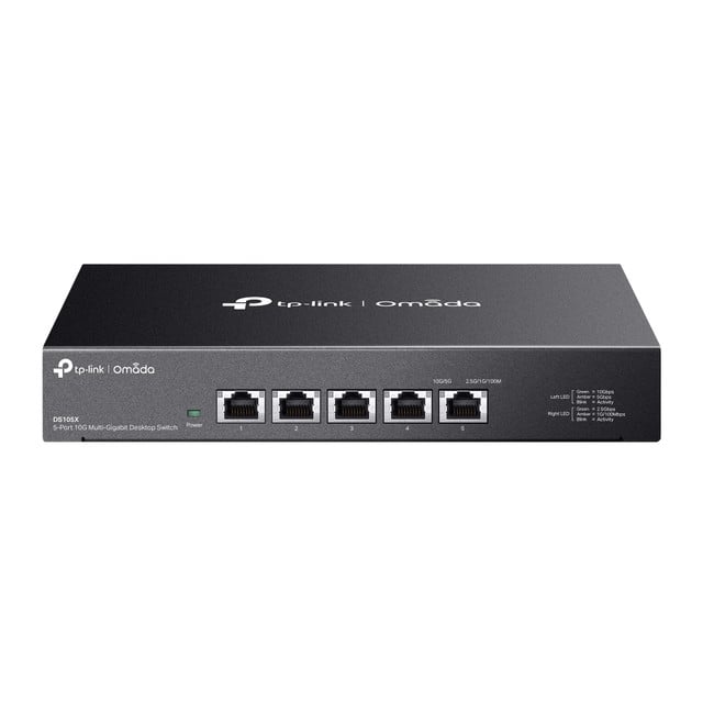Omada 5-PORT 10G Multi-Gigabit Desktop Switch DS105X