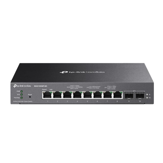 Omada 8-PORT POE+ Smart Switch SG2210XMP-M2