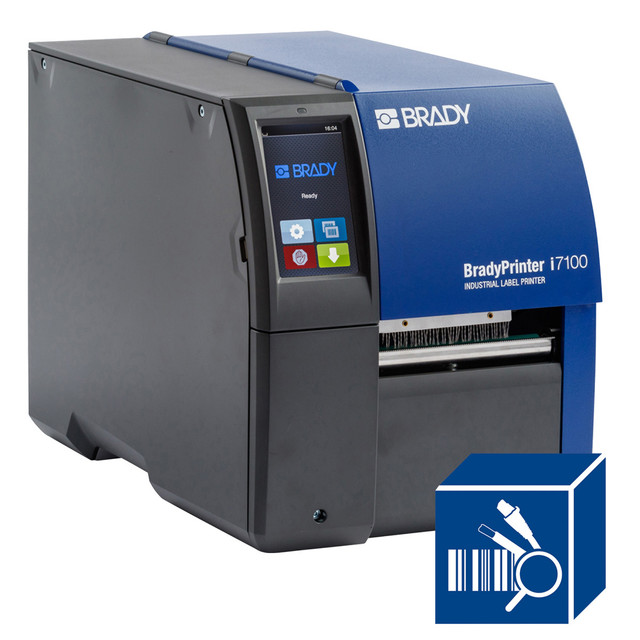 i7100 300 dpi Industrial Label Printer with Product and Wire ID Software