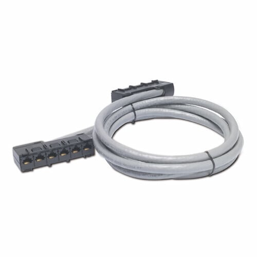 APC 57ft Cat5e UTP, 6x RJ-45 - 6x RJ-45 networking cable Grey 17.37 m U/UTP (UTP)