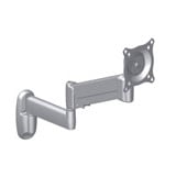 Height-Adjustable DUAL ARM Monitor WALL Mount (10-30 Displays) KWG110B