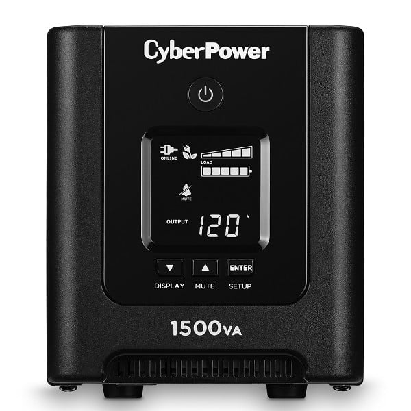 1050W SINE WAVE PFC LCD AVR 5-15P PLUG 8 OUT 15A TOWER 3YR WARRANTY OR1500PFCLCD