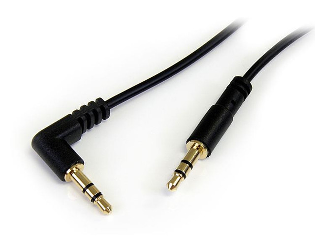 3.5MM to Right Angle Stereo Audio Cable MU6MMSRA
