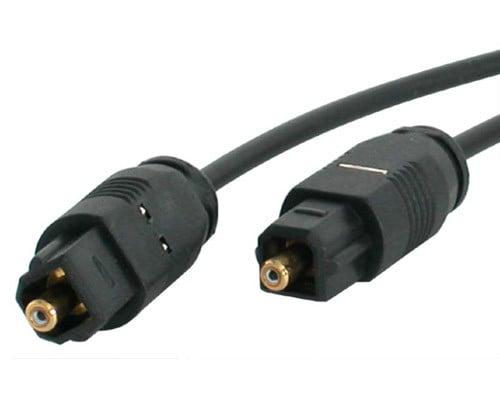 AV Cables - Toslink (Spdif, Optical) LEFT Connector - MALE LEFT Gender - Toslink THINTOS6