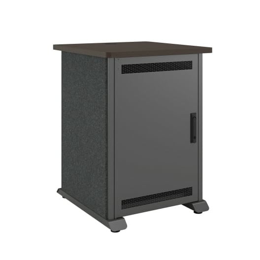 FM,RACK,12RU,27D,A3,GR,CG,Solid DOOR FMR-1227A3GC