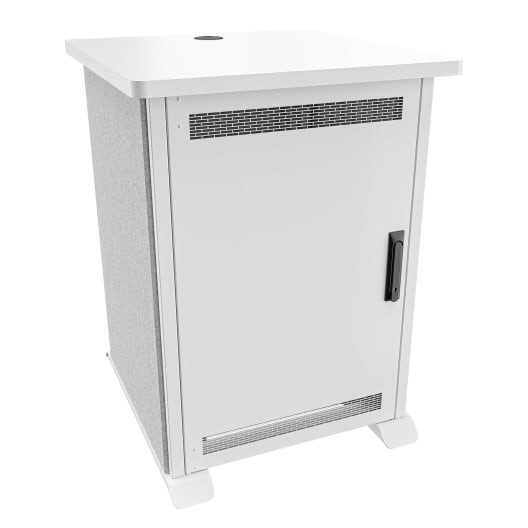 FM,RACK,16RU,27D,D8,LW,SG,Solid DOOR FMR-1627D8WS
