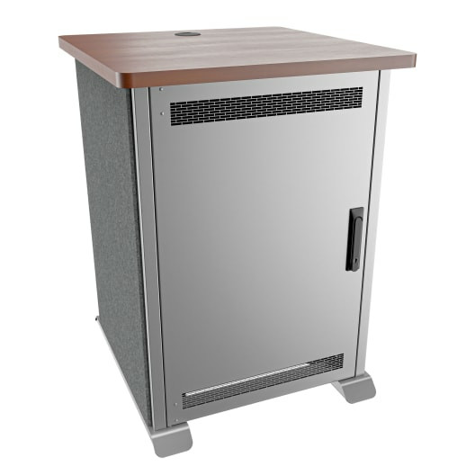 FM,RACK,16RU,27D,E0,MG,CG,Solid DOOR FMR-1627E0MC