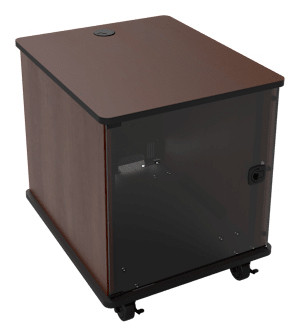 Middle Atlantic MFR 12RU Floor Standing RACK - 27IN Depth - Biltmore Cherry - TH MFR-1227E0