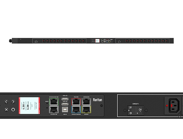 Raritan PX4-14A0CR-C8E8A0 - PDU Metered 2U 24-Outlet 240V 20A