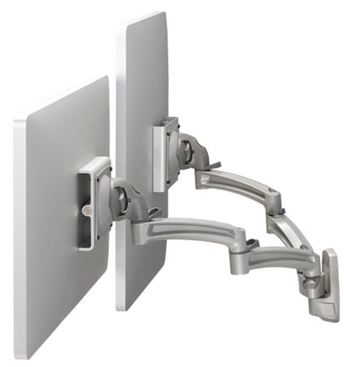 Kontour K2W WALL Mount Swing ARMS, DUAL Monitors K2W220S