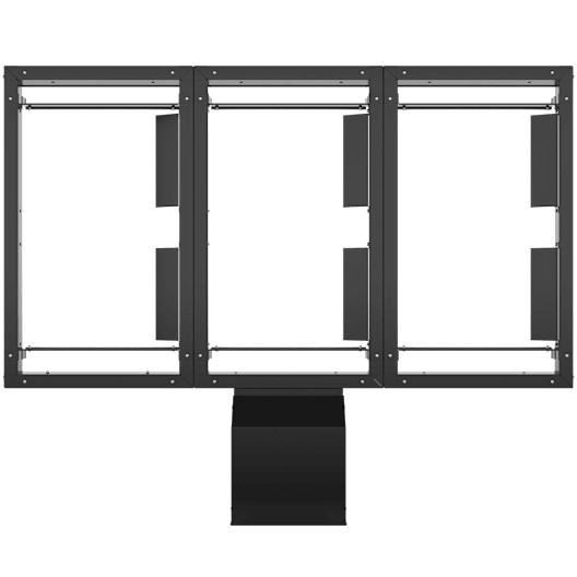Velocity Outdoor Triple Pedestal System ODMB3X1