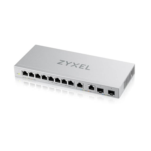 XGS1010-12 8-PORT Gigabit Unmanaged Multi-GIG Switch. 2 X Copper 2.5G Ports, 2 X XGS1010-12