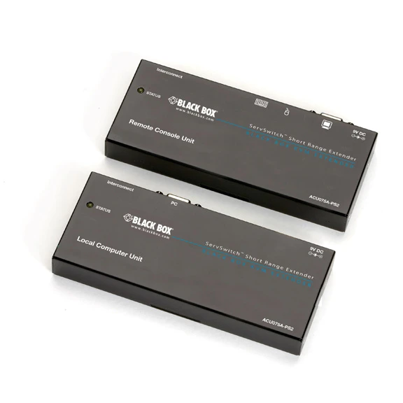 KVM Extender - Short Range (75-FT,), VGA, PS/2, CATX, GSA, TAA ACU075A-PS2